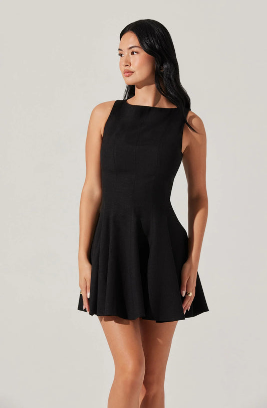 XARIA DRESS - BLACK