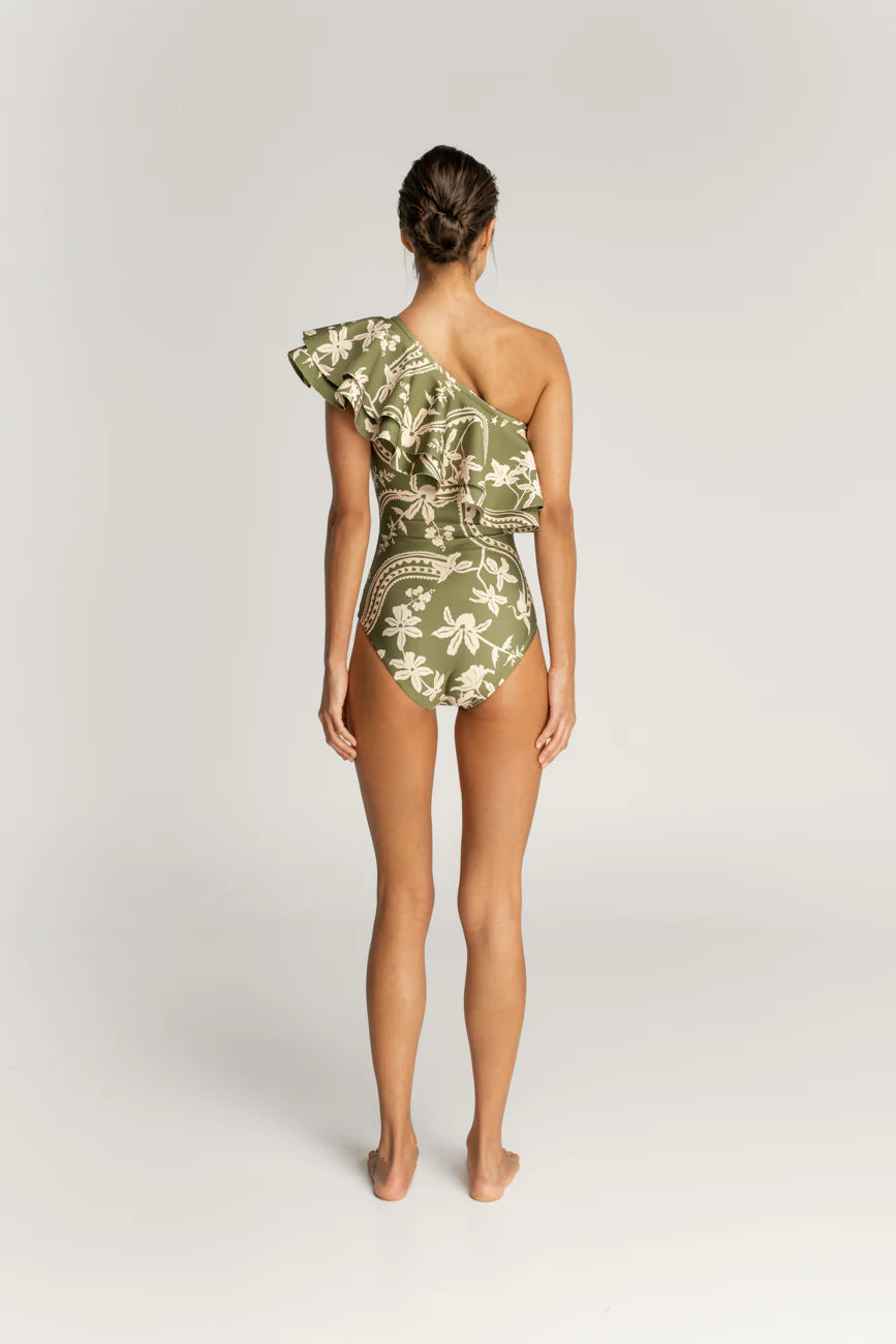 Emerald one top piece swimsuit