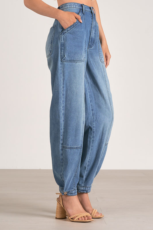 DENIM CARGO PANT