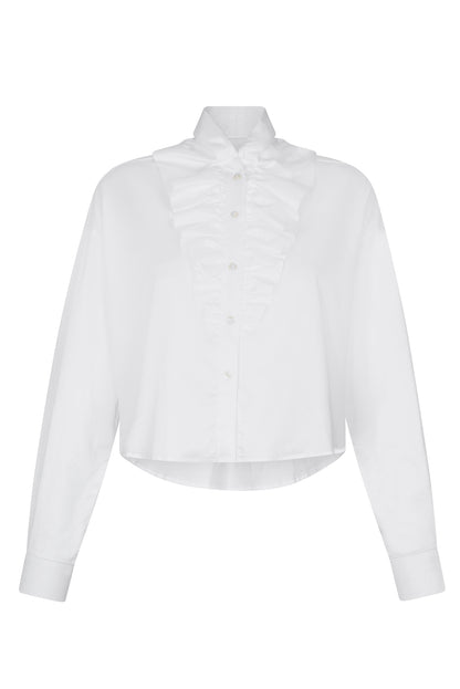 LAUREAL BLOUSE SOLID WHITE