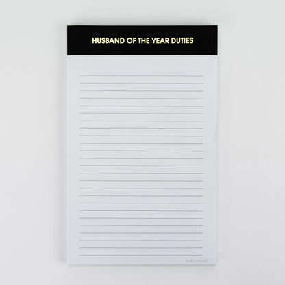 HUSBAND OF THE YEAR NOTEPAD