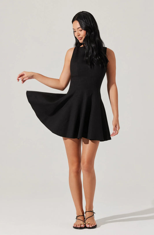 XARIA DRESS - BLACK