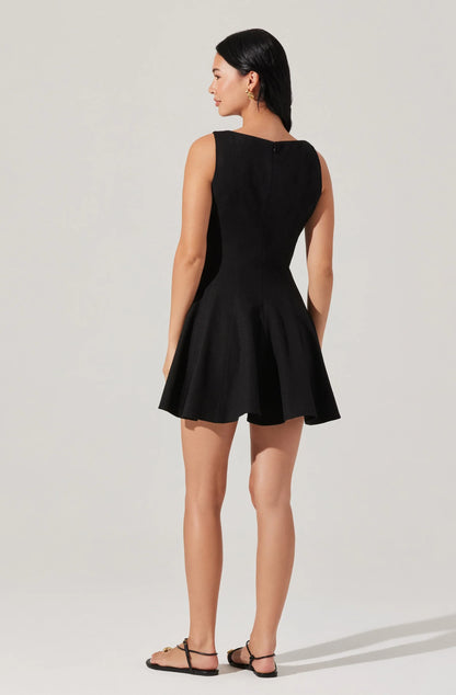 XARIA DRESS - BLACK