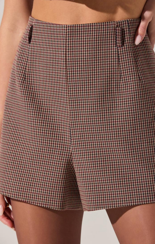GISSELLE SHORTS - PLAID