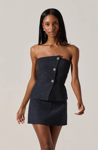 MILANI SKIRT - DENIM BLUE