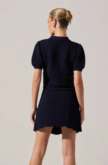 PERRINE CARDIGAN - NAVY