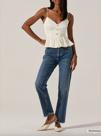 PAISLEE TOP CREAM