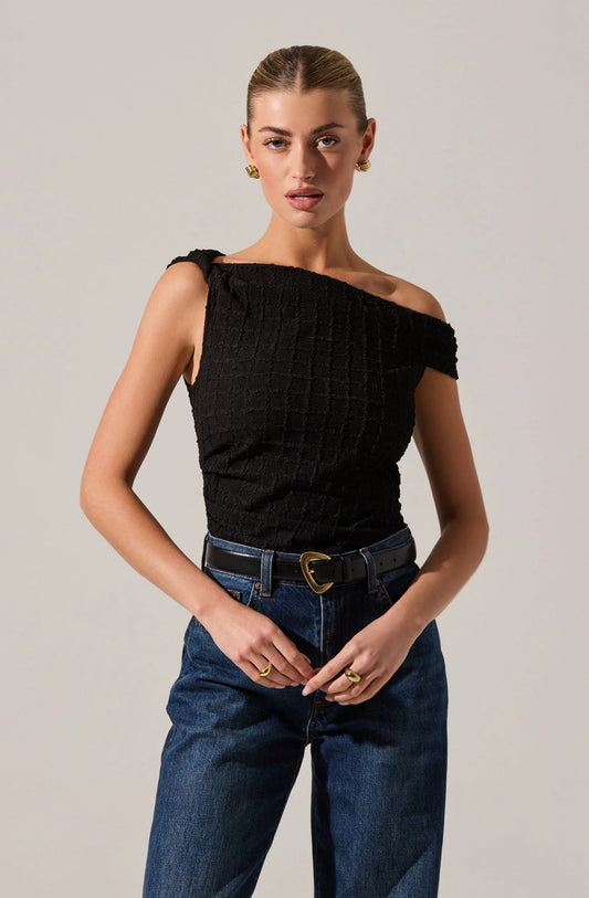 LINDY TOP - BLACK