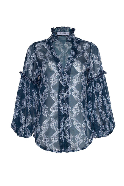 AGATHA NAVY BLOUSE