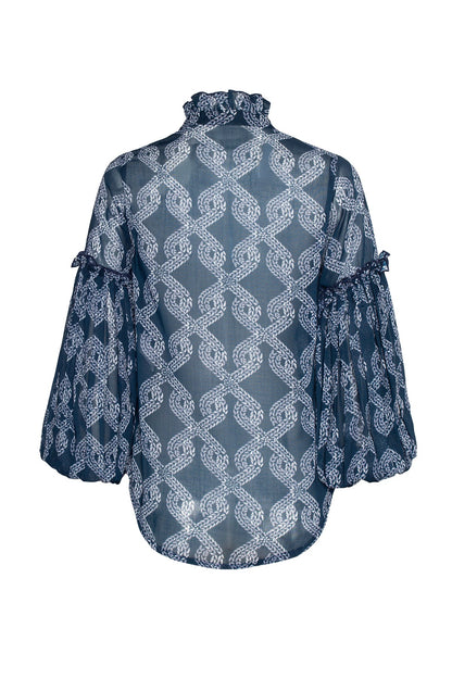 AGATHA NAVY BLOUSE