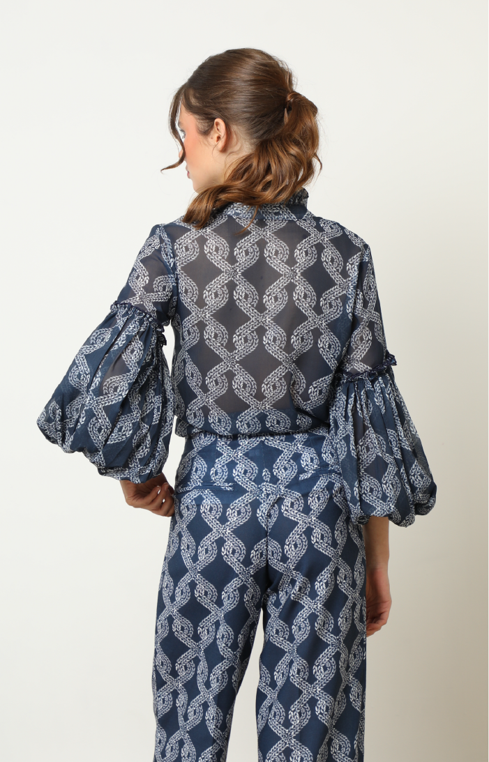 AGATHA NAVY BLOUSE