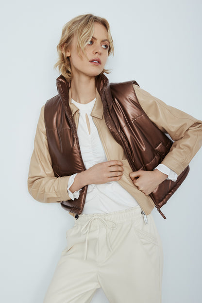 ASTER COPPER PUFFER VEST
