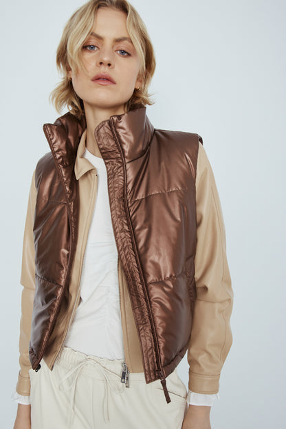ASTER COPPER PUFFER VEST