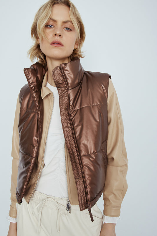 ASTER COPPER PUFFER VEST