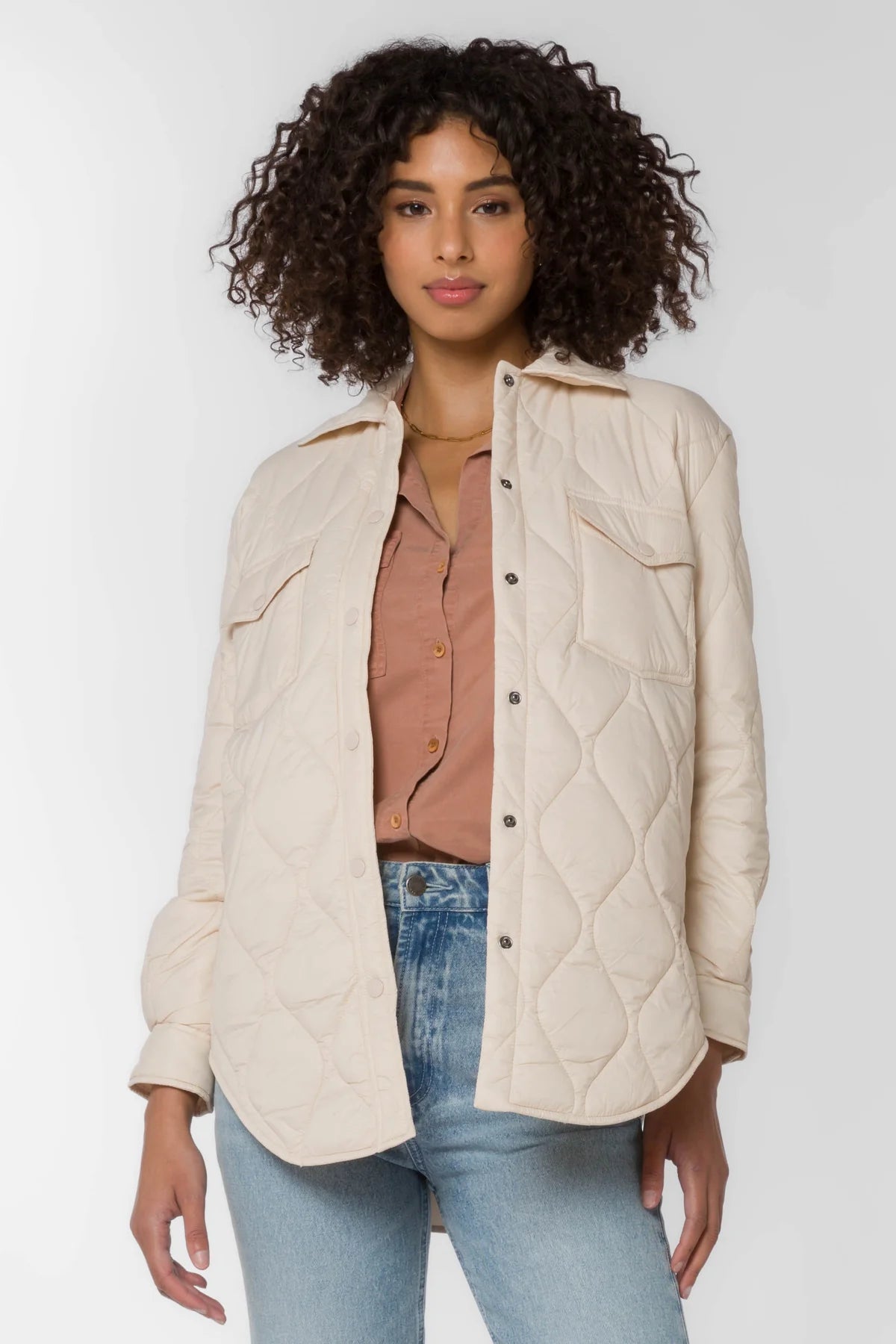 ELEANOR CREAM PUFFER JACKET