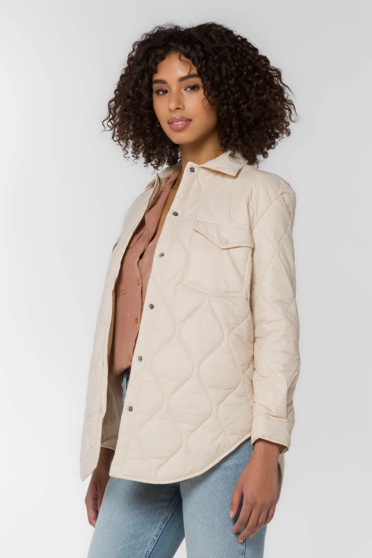 ELEANOR CREAM PUFFER JACKET