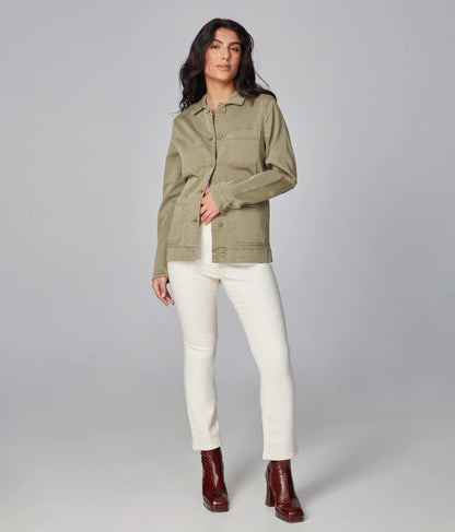 NILI DEEP KHAKI UTILITY JACKET