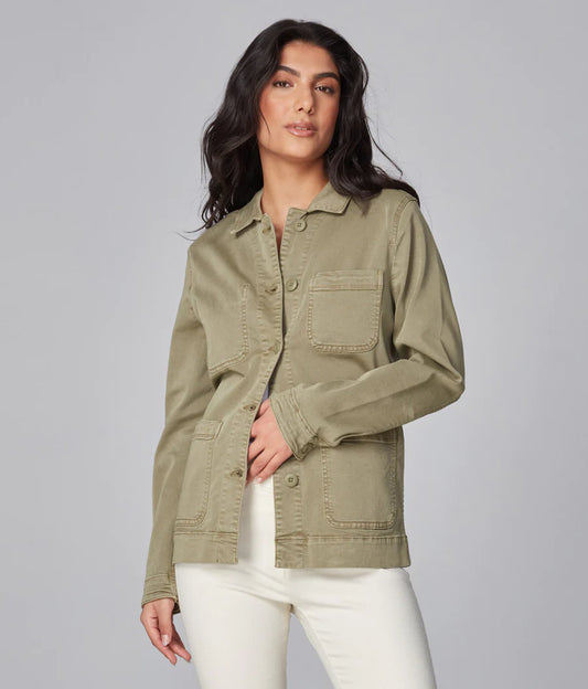 NILI DEEP KHAKI UTILITY JACKET