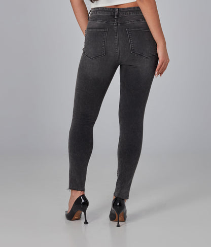 ALEXA HIGH RISE SKINNY JEANS SMOKEY GREY