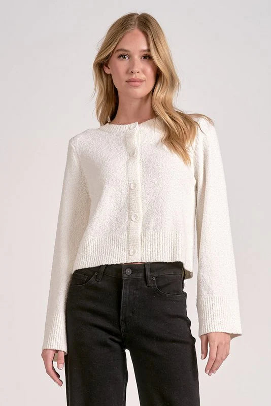 CELINE CREAM SWEATER CARDIGN