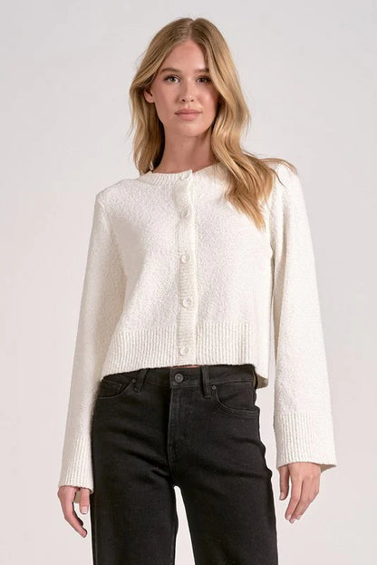 CELINE CREAM SWEATER CARDIGN