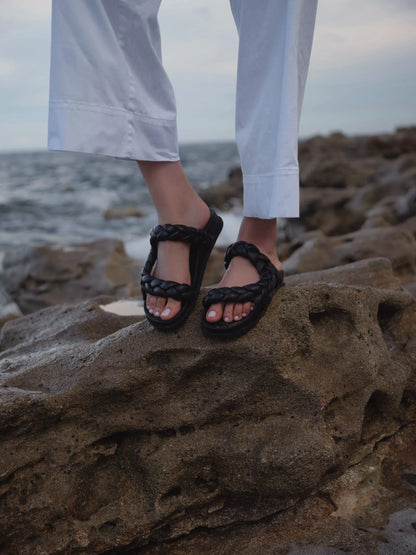 CORINNA BLACK SANDAL