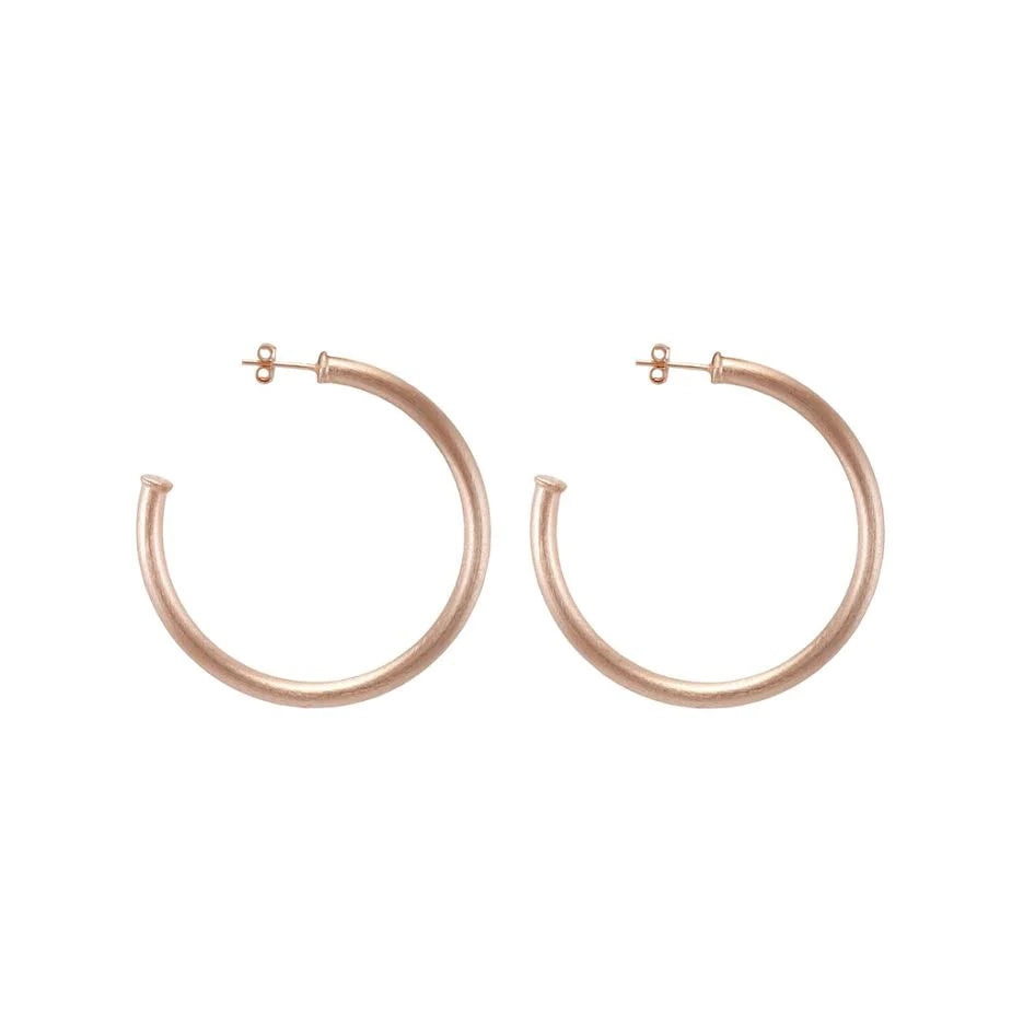 PETITE EVERYBODY'S FAVORITE HOOPS BRUSHED CHAMPAGNE