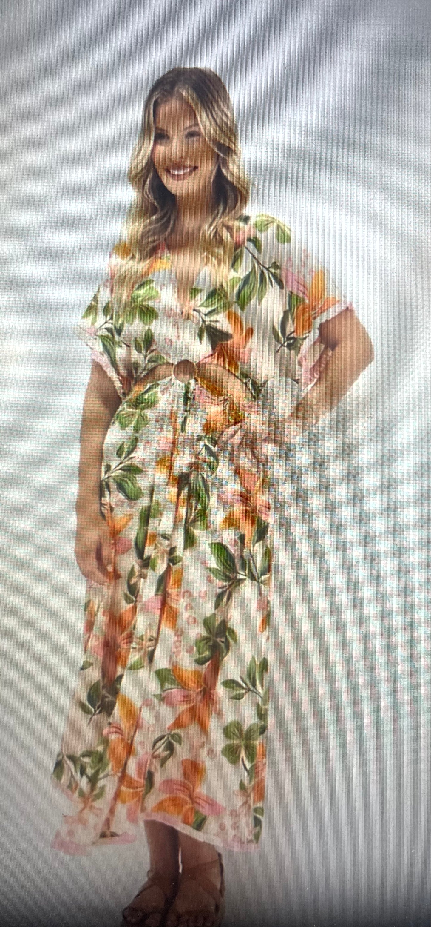 PAPAYA MAXI DRESS